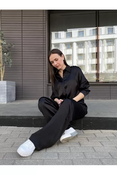 Костюм брючный 4213-черный