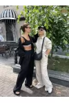 Костюм брючный 4220-черный