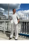 Костюм брючный 4215-белый