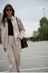 Рубашка 2308SBM-бежевый