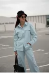 Рубашка 2308SBM-Голубой