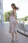 Костюм 2218SSS-белый-цветок