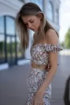Костюм 2218SSS-белый-цветок