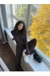 Костюм трикотажный 83083-шоколадный