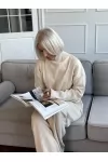 Костюм трикотажный 83083-молочный