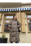 Куртка длинная 4242-коричневый